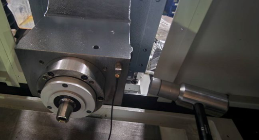 Physical modal testing at the spindle region of a high precision grinding machine