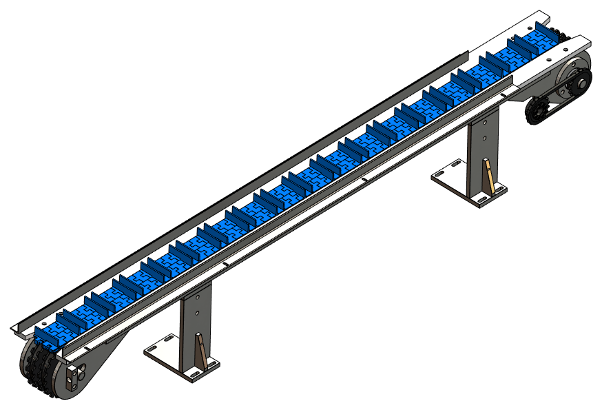 Discrete pocket infeed conveyor for the horizontal cartoner