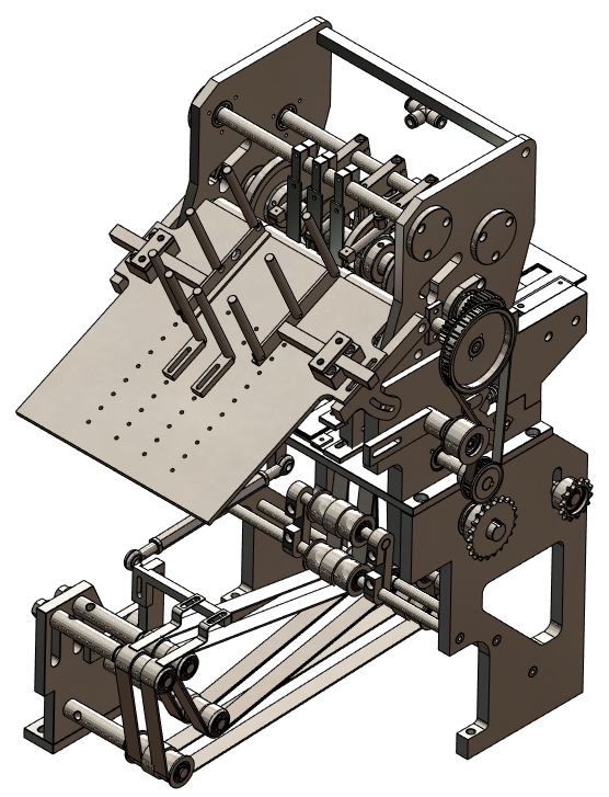 Carton feed and handling mechanism with adjustable paths