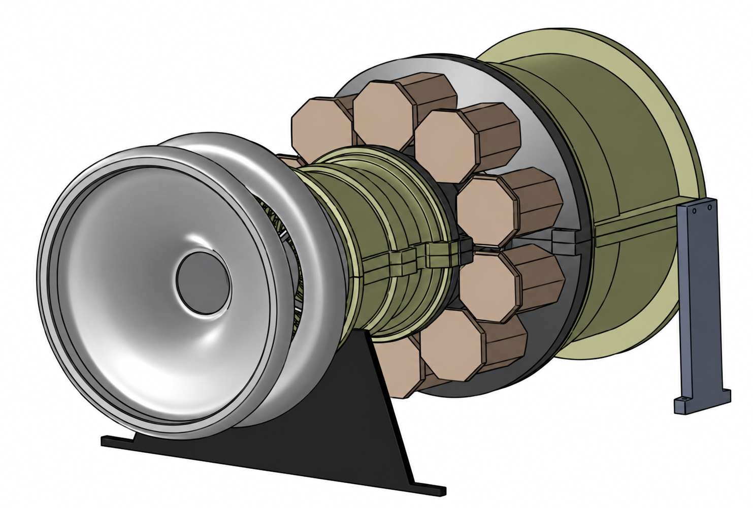 Compressor assembly reference image used to illustrate the engineering challenge