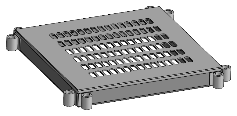 Panelised perforated deck cassette