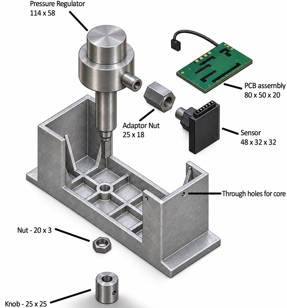 Representative tractor cooling package DFA concept image